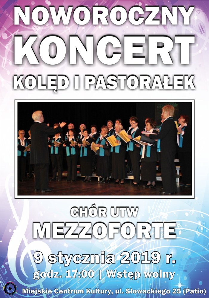 koncert noworoczny koled chor Mezzoforte 2018