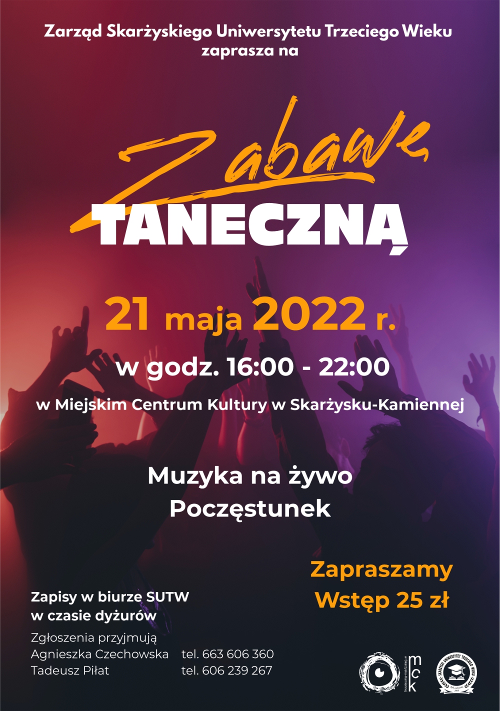 zabawa taneczna UTW 21.05.2022