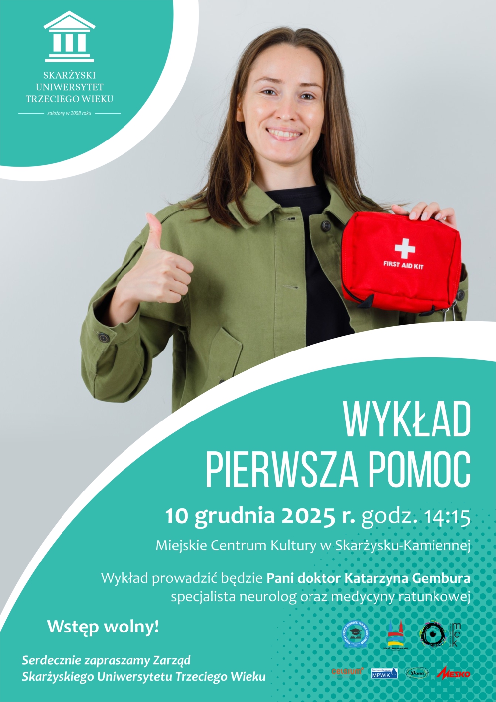 plakat wyklad Pierwsza pomoc